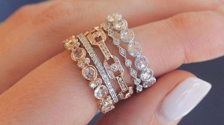 Stackable Band Rings