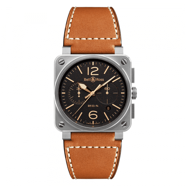 Bell and Ross BR0394-ST-G-HE/SCA