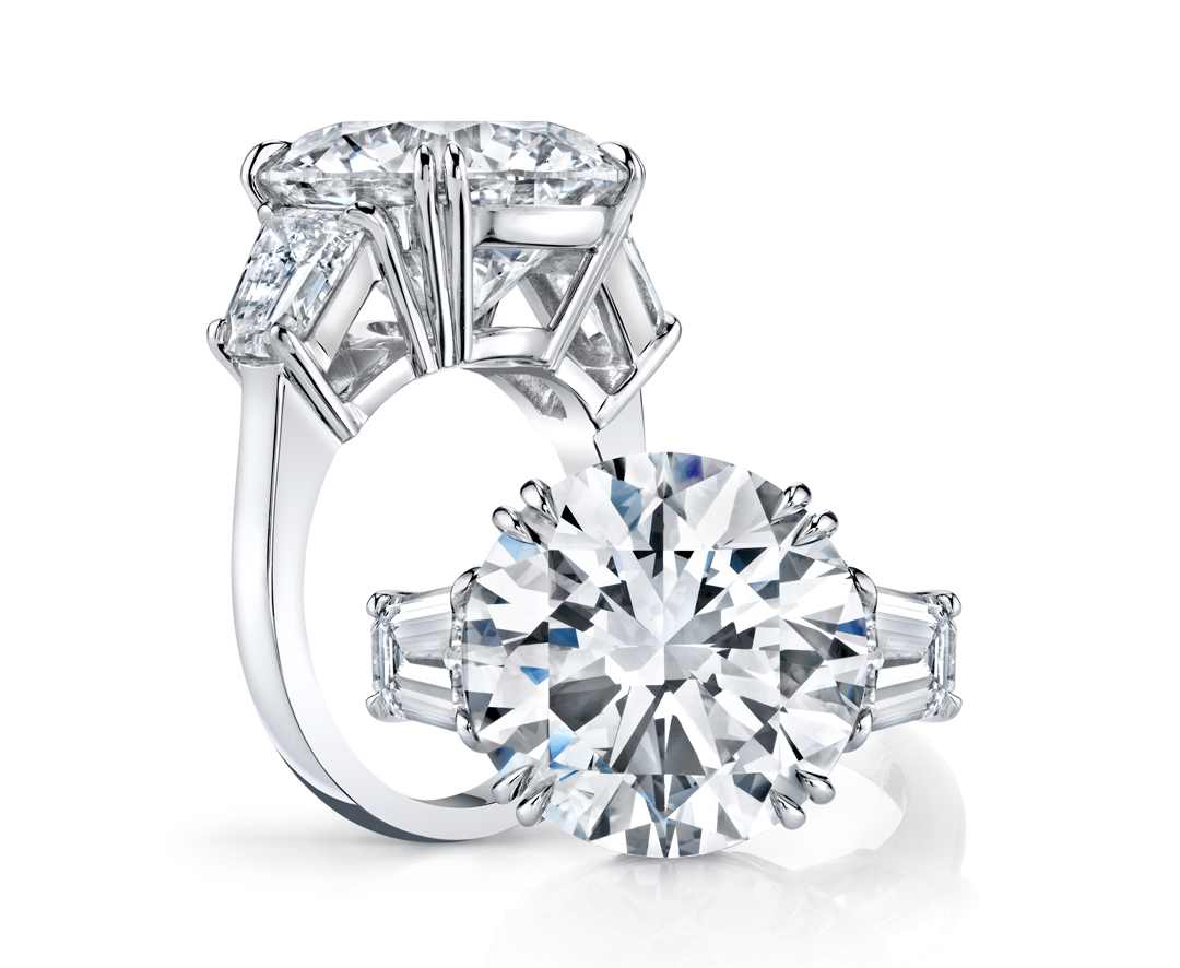 KJ5 Round-brilliant Diamond Engagement Ring