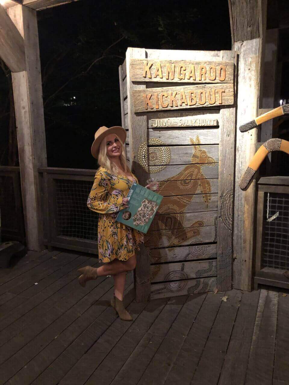 Kristy King at the Sunset Safari 2019