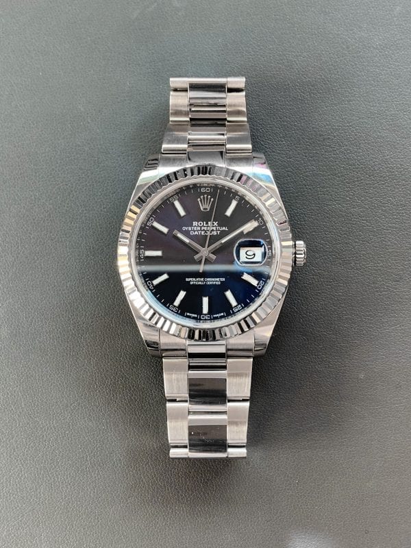 Used Rolex Datejust 41 Blue Dial Rolesor 126334