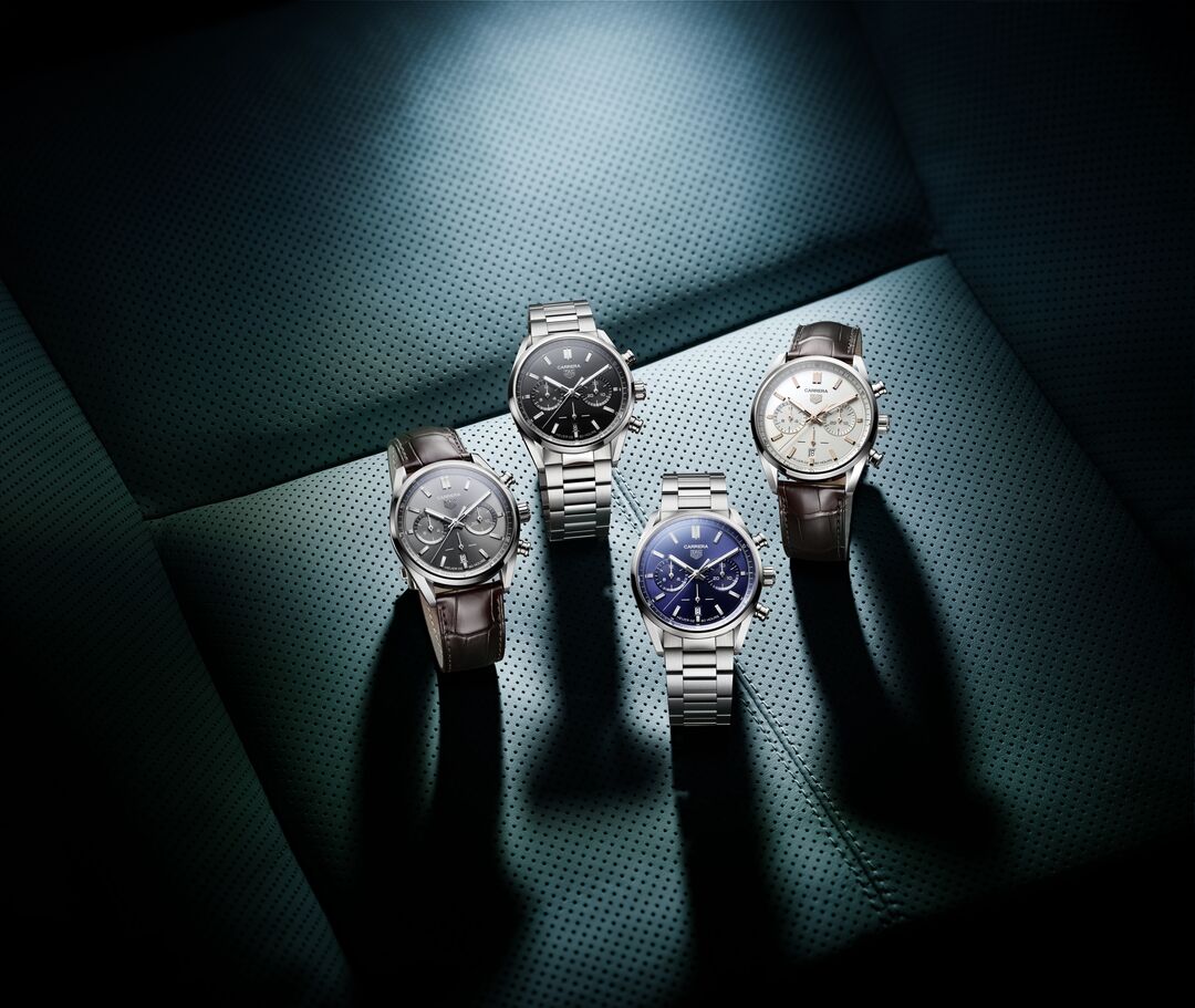 Four TAG Heuer Carrera Variations