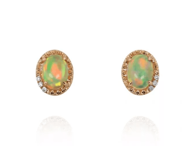 King Jewelers Opal Studs