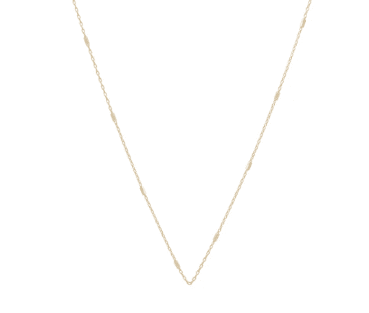 Tiny Bar Cable Necklace