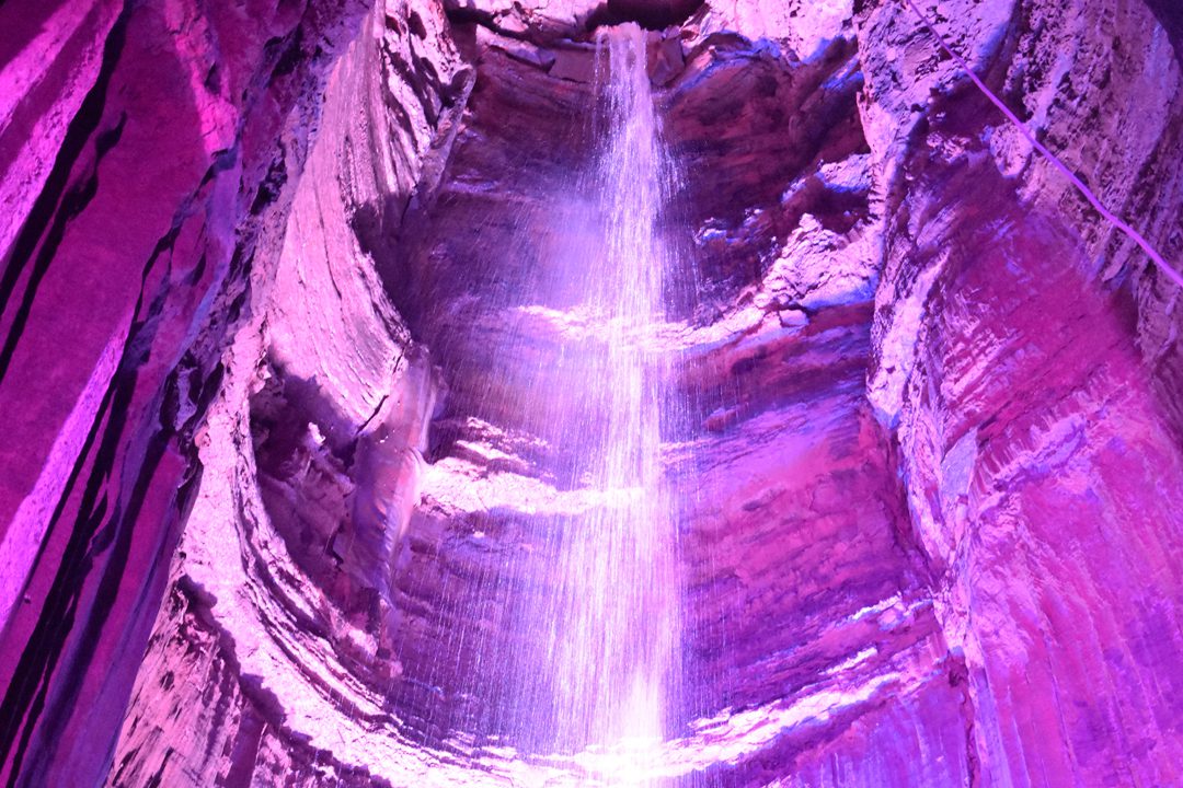 Ruby Falls Cave in Chattanooga, Tennessee