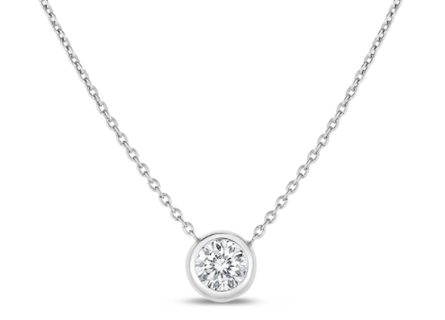 Roberto Coin diamonds by the inch necklace