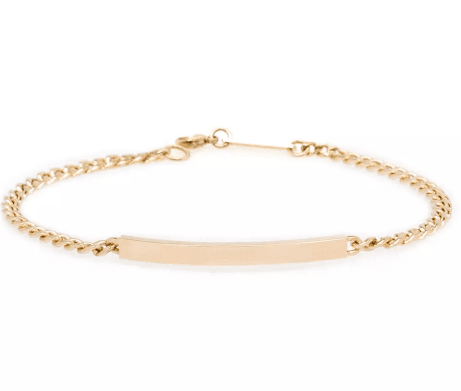 Small Curb ID Bracelet by Zoe Chicco