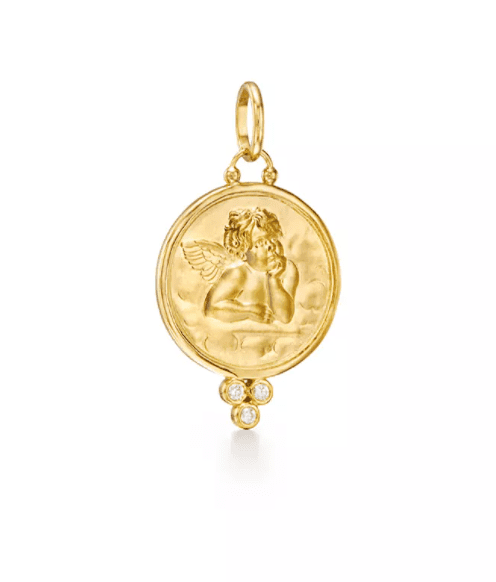Temple St. Clair Angel Pendant Easter Jewelry