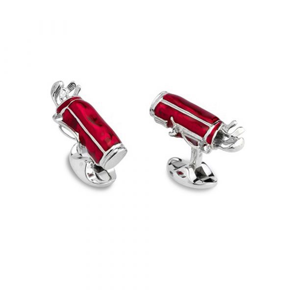 Deakin and Francis Red Cufflinks C1568S08-1