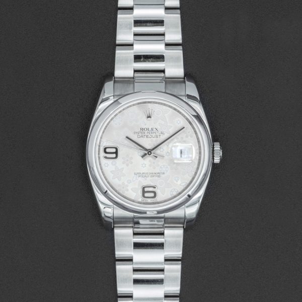 Rolex Datejust Floral Dial Watch 116200 C5012187-1