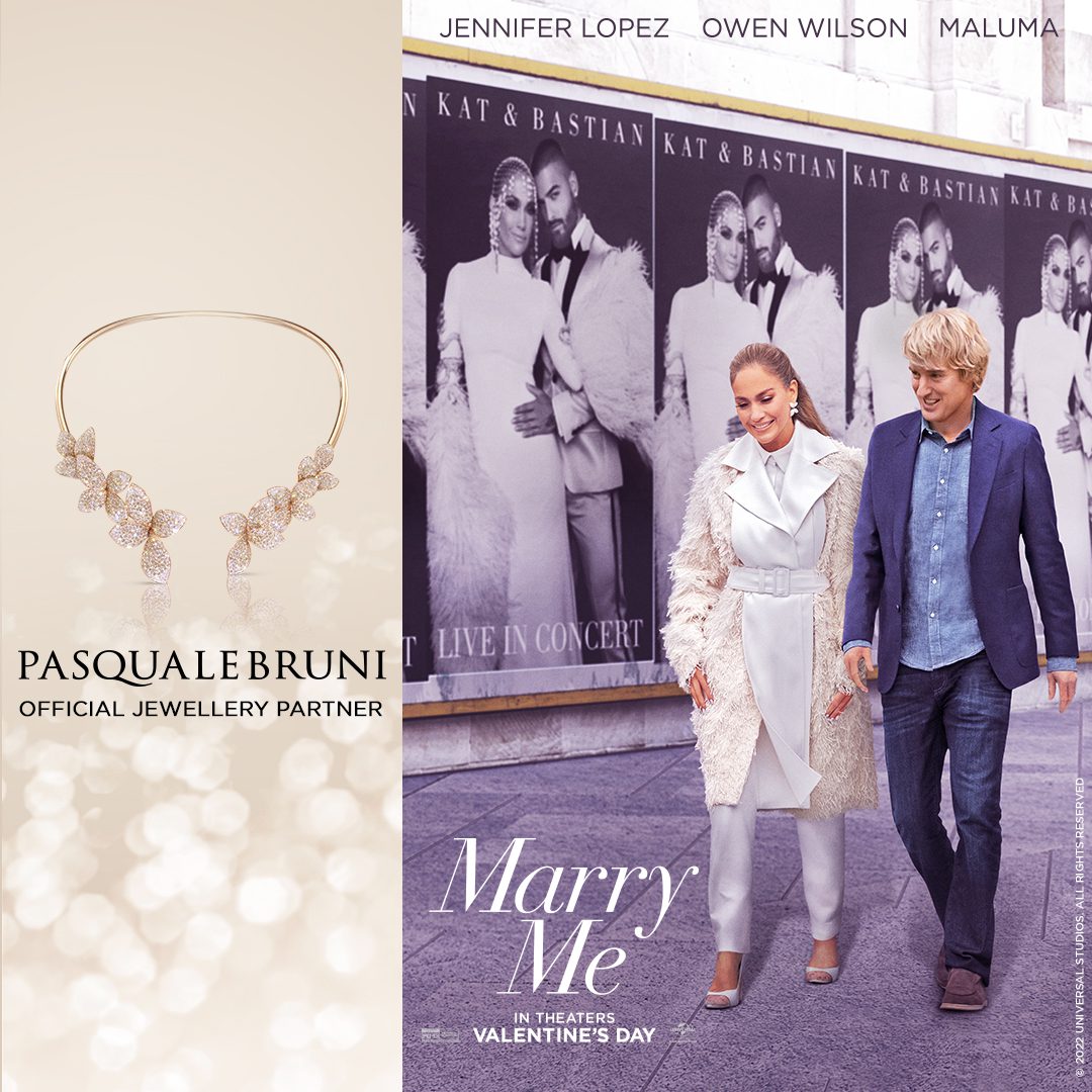 Jennifer Lopez and Owen Wilson Pasquale Bruni Jewelry for Marry Me
