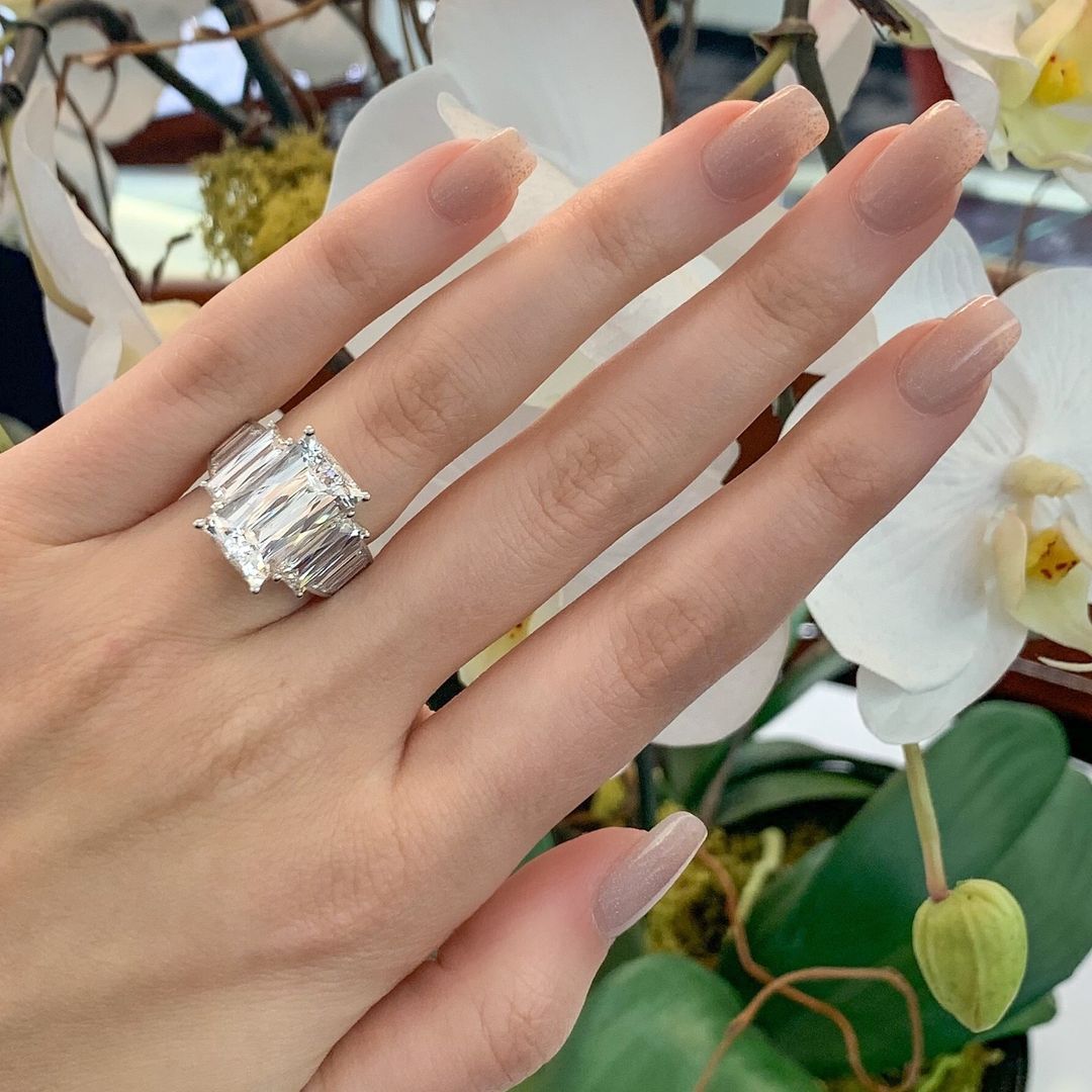large engagement ring