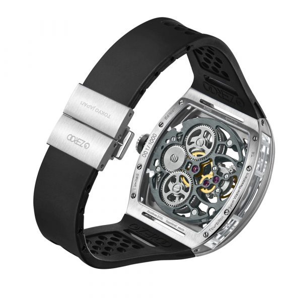 Zeroo Time T4 Archer Tourbillon Steel and Black | King Jewelers
