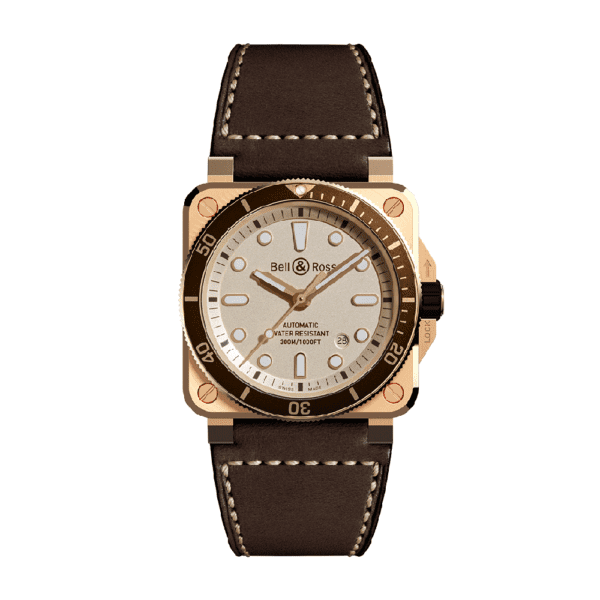 Bell & Ross BR0392-D-WH-BR/SCA-1
