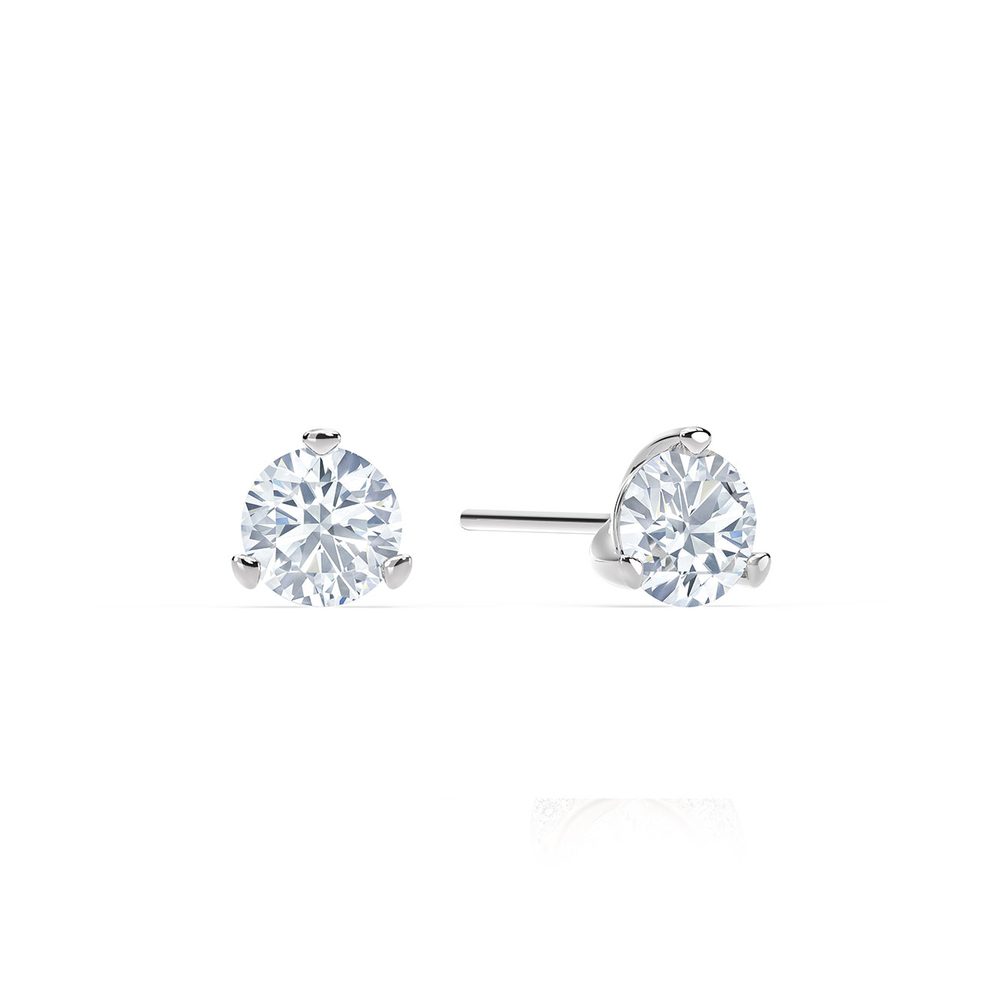 King Jewelers Martini Diamond Studs
